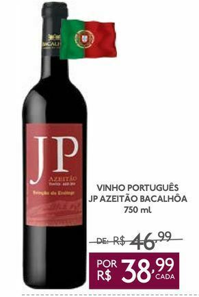 GBarbosa Vinho português jp azeitão bacalhôa 750 ml oferta