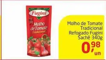 Tenda Atacado Molho De Tomate Tradicional Refogado Fugini 340g oferta