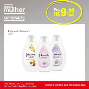 Hidratante Jonhson's 200ml