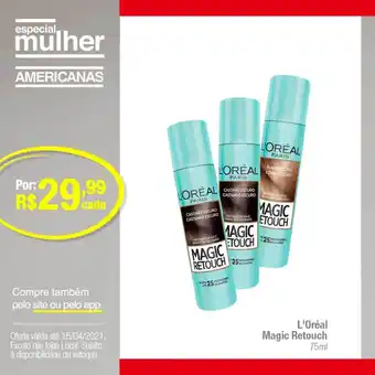 Lojas Americanas L'oréal Magic Retouch 75ml oferta