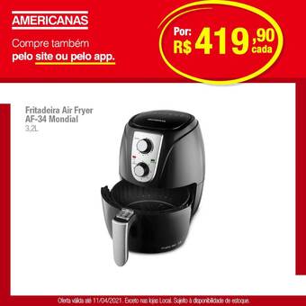 Fritadeira Air Fryer Af-34 Mondial