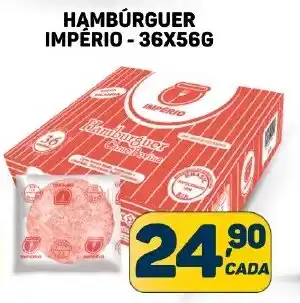 HAMBÚRGUER IMPÉRIO - 36X56G