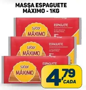 Dom Atacadista MASSA ESPAGUETE MÁXIMO - 1KG oferta