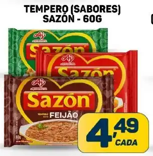 Dom Atacadista TEMPERO (SABORES) SAZÓN - 60G oferta