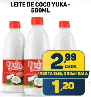 Dom Atacadista LEITE DE COCO YUKA - 500ML oferta