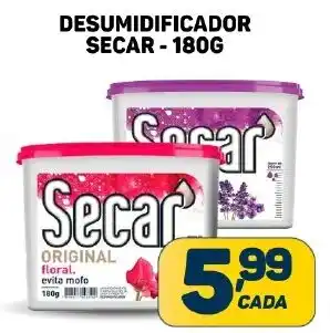 DESUMIDIFICADOR SECAR - 180G