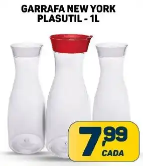 Dom Atacadista GARRAFA NEW YORK PLASUTIL - 1L oferta