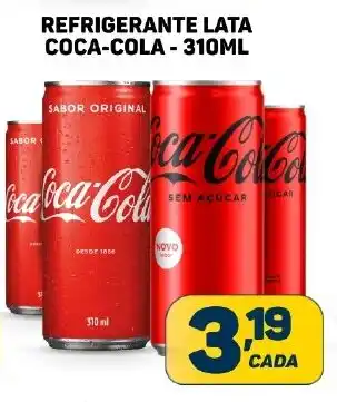 Dom Atacadista REFRIGERANTE LATA COCA-COLA - 310ML oferta