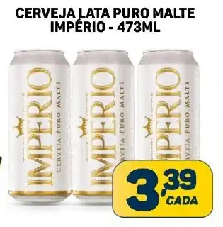 Dom Atacadista CERVEJA LATA PURO MALTE IMPERIO - 473ML oferta