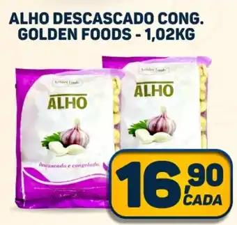 ALHO DESCASCADO CONG. GOLDEN FOODS -1,02KG