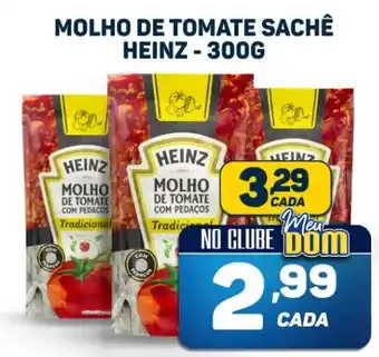 MOLHO DE TOMATE SACHÊ HEINZ-300G