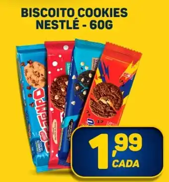 Dom Atacadista BISCOITO COOKIES NESTLÉ - 60G oferta