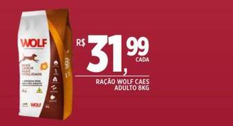 DB Supermercados Ração Wolf Caes Adulto oferta