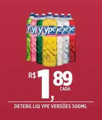 DB Supermercados Deterg Liq Ype Versões 500ml oferta