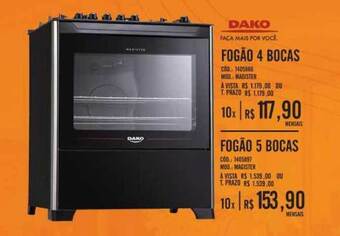 Zema Fogão 4 Bocas oferta