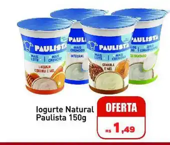 Tonin Superatacado Iogurte Natural Paulista 150g oferta