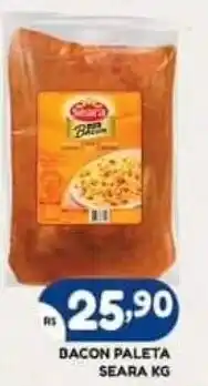 Bramil Supermercados BACON PALETA SEARA KG oferta