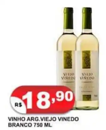 Bramil Supermercados VINHO ARG.VIEJO VINEDO BRANCO 750 ML oferta