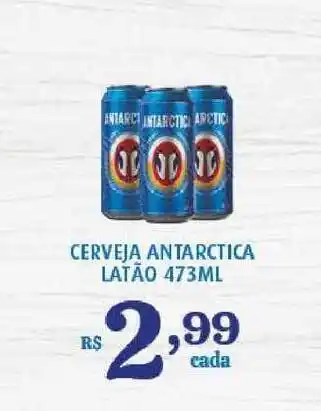 Bahamas Supermercados Cerveja Antarctica Latão 473ml oferta
