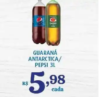 Bahamas Supermercados Guaraná Antarctica Pepsi 3L oferta