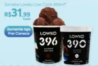 Master Supermercados Sorvete Lowko Low Carb 455ml oferta