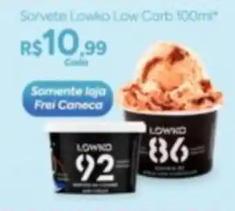 Sorvete Lowko Low Carb 100ml