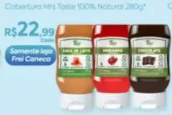 Cobertura Mrs. Taste 100% Natural 280g
