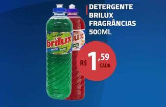 Extrabom Supermercados Detergente Brilux Fragrâncias 500ml oferta