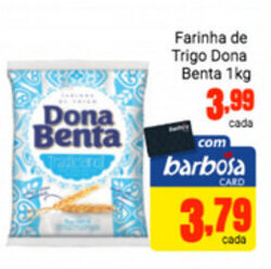 Farinha de trigo Dona Benta 1kg