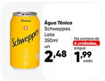 Zaffari água Tônica Schweppes 350ml oferta