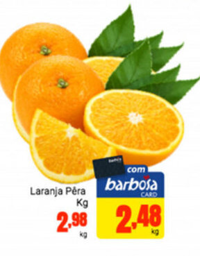 Barbosa Supermercados Laranja Pera 1kg oferta