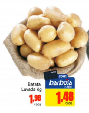 Barbosa Supermercados Batata Lavada 1kg oferta