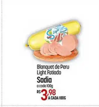 Muffato Blanquet De Peru Light Fatiado Sadia 100g oferta