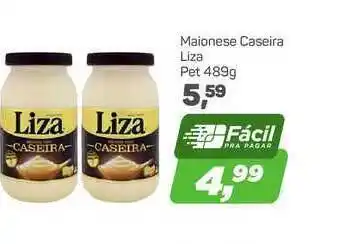 Arena Atacado Maionese Caseira Liza 489g oferta