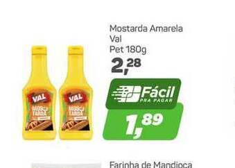 Mostarda Amarela Val 180g