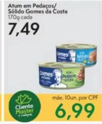 Atum Em Pedaços Sólido Gomes Da Costa 170g