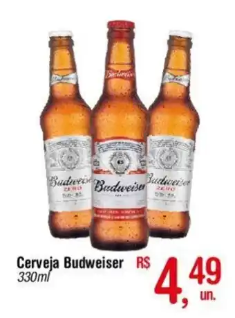 Fort Atacadista Cerveja Budweiser 330ml oferta