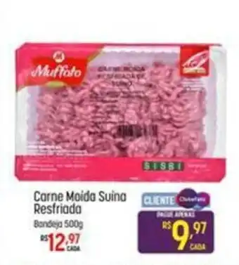 Muffato Carne Moida Suina Resfriada Bandeja 500g oferta