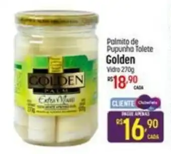 Muffato Palmito de Pupunha Tolete Golden Vidro 270g oferta