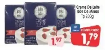 Cercadão Creme de Leite Bao De Minas 200g oferta