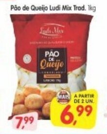 Cercadão Pao de Queijo Ludi Mix Trad. 1kg oferta