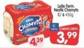 Cercadão Leite Ferm. Nestle Chamyto c/6 450g oferta