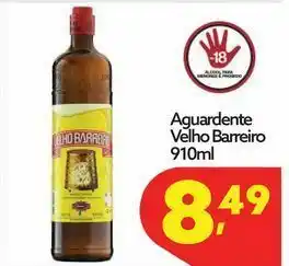 Raiz Superatacado Aguardente velho barreiro 910ml oferta