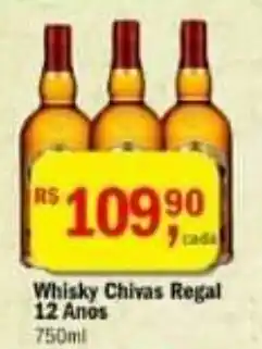 Ultrabox Whisky Chivas Regal 12 Anos 750ml oferta