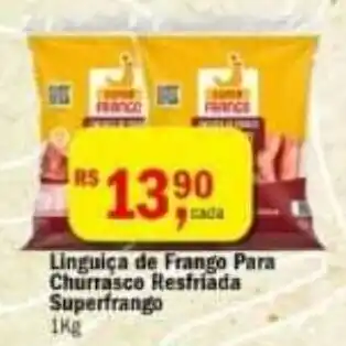 Ultrabox Linguiça de Frango Para Churrasco Resfriada Superfrango 1kg oferta