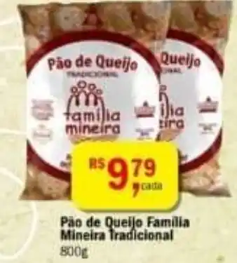 Ultrabox Pão de Queijo Familia Mineira Tradicional 800g oferta