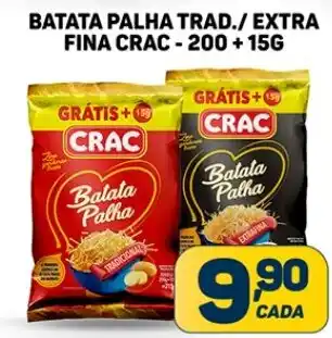 Dom Atacadista BATATA PALHA TRAD./ EXTRA FINA CRAC-200 +15G oferta