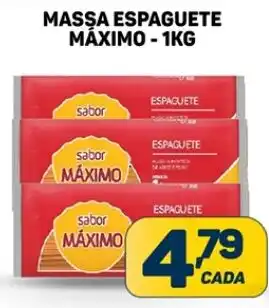 Dom Atacadista MASSA ESPAGUETE MÁXIMO - 1KG oferta