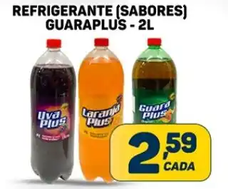 Dom Atacadista REFRIGERANTE (SABORES) GUARAPLU'S - 2L oferta