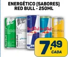 Dom Atacadista ENERGÉTICO (SABORES) RED BULL-250ML oferta
